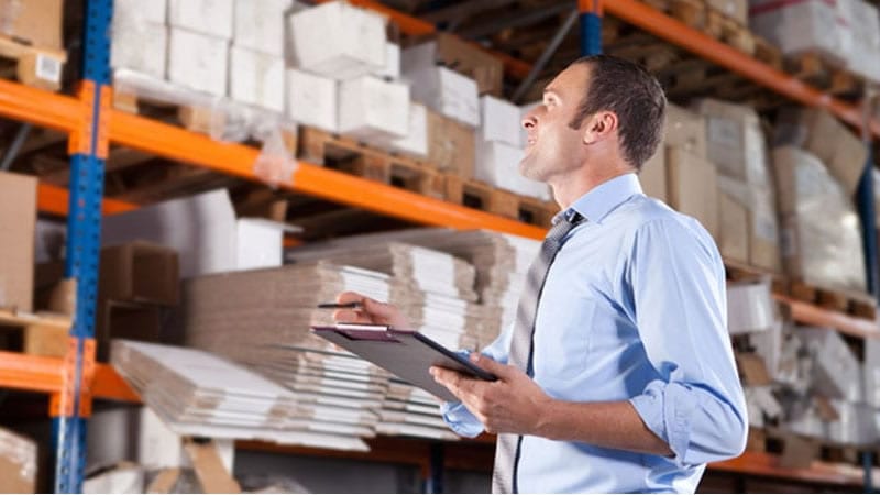 Man checking inventory - management greatly simplified